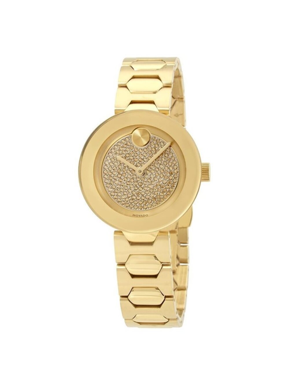 NWT Movado Bold Pave Crystal Dial Ladies Watch